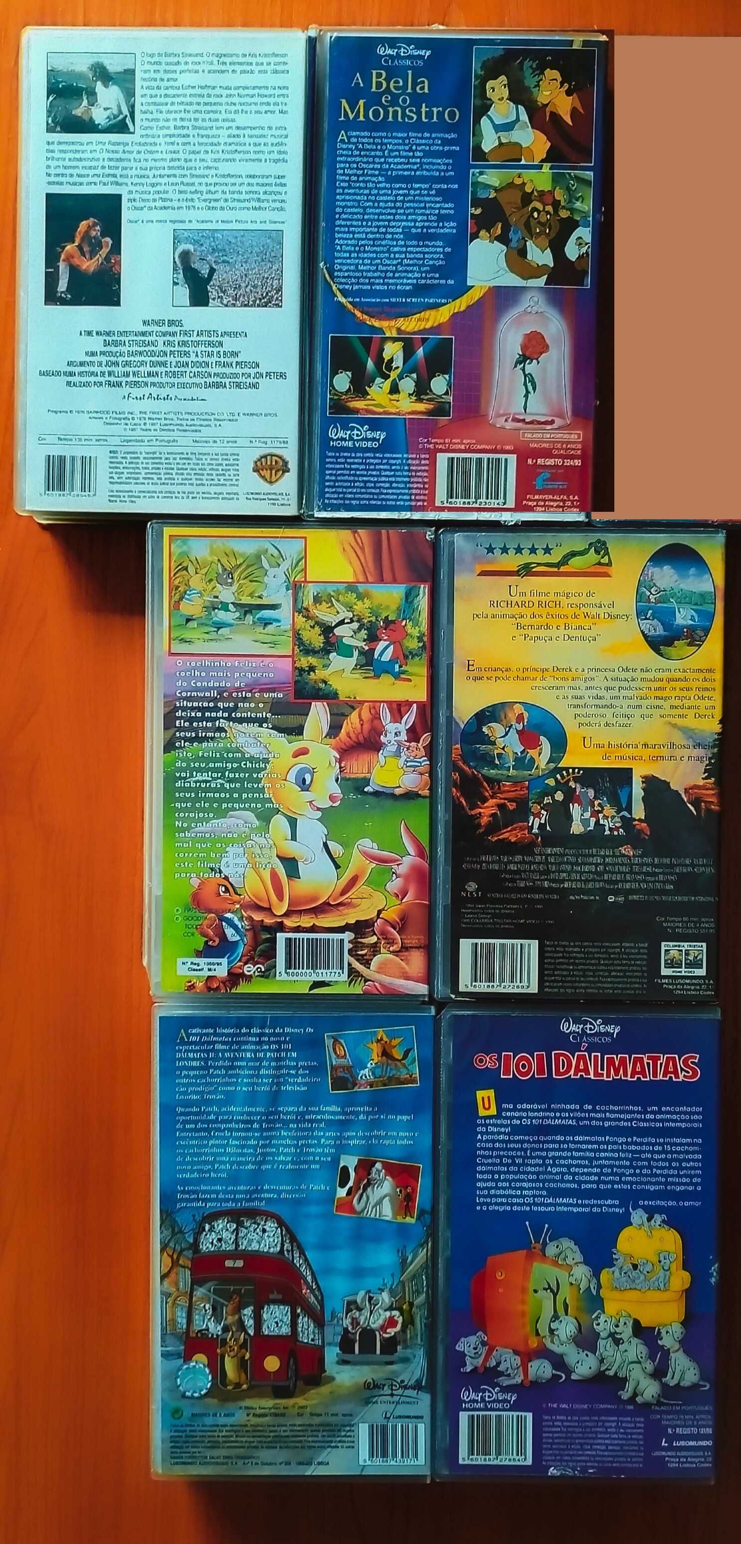 Lote de VHS conjunto 13