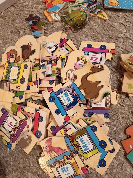 Mix różne puzzle dziecięce