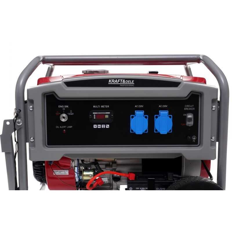 KRAFT&DELE Agregat Prądotwórczy Generator 4200/4600w 1fazowy KD633