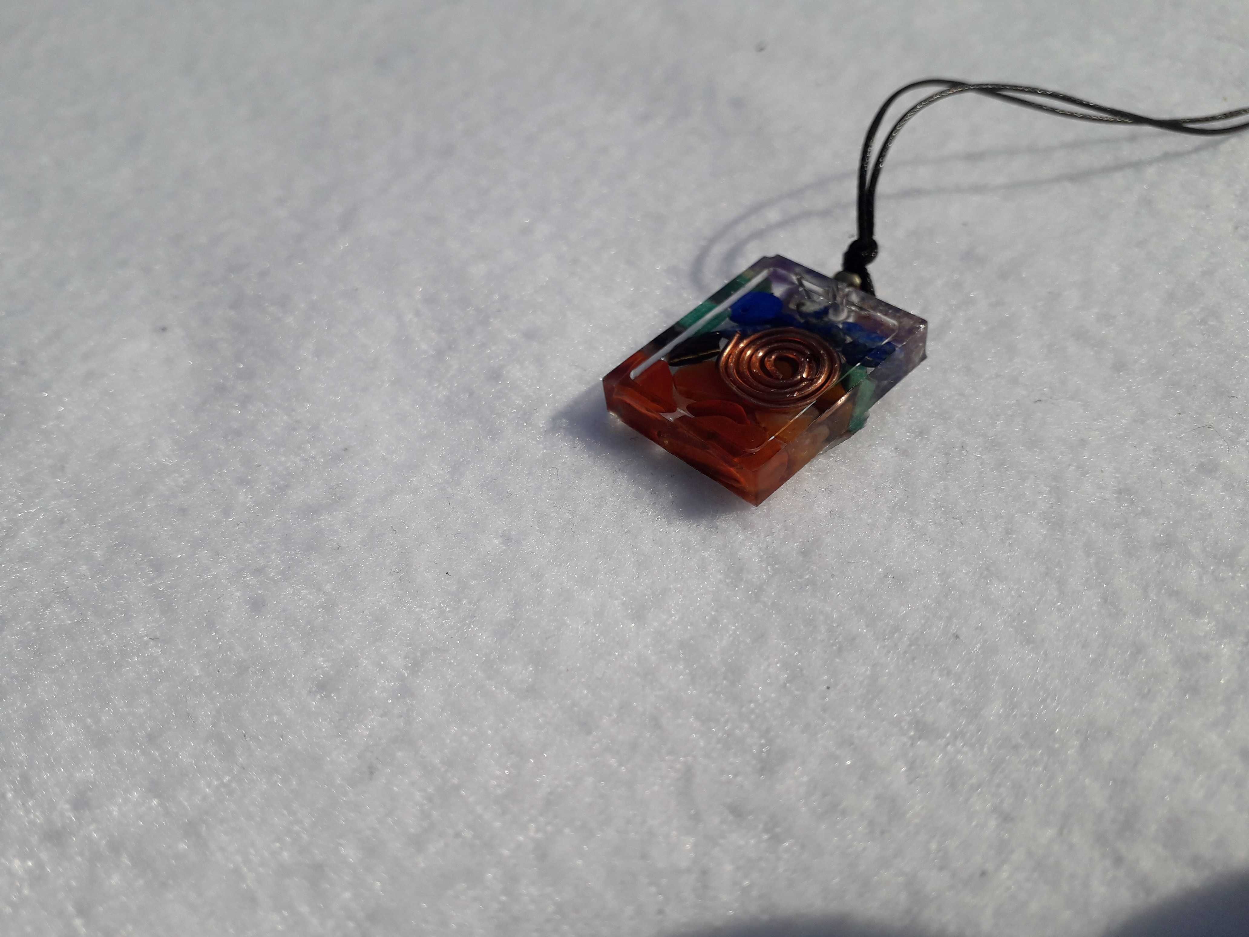 Amulet Naszyjnik  Orgonit Odpromiennik