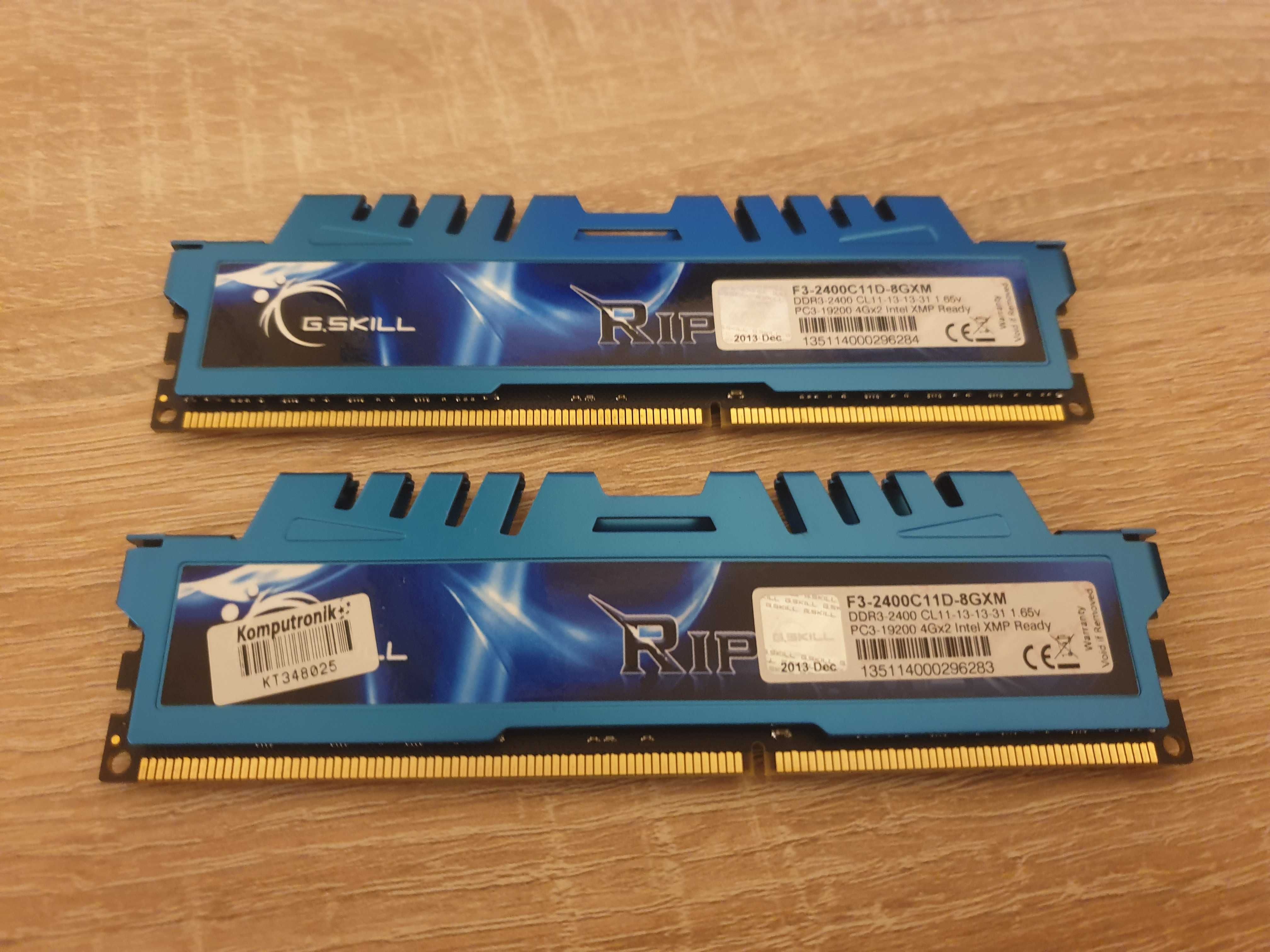 Pamięć RAM 8 GB DDR3