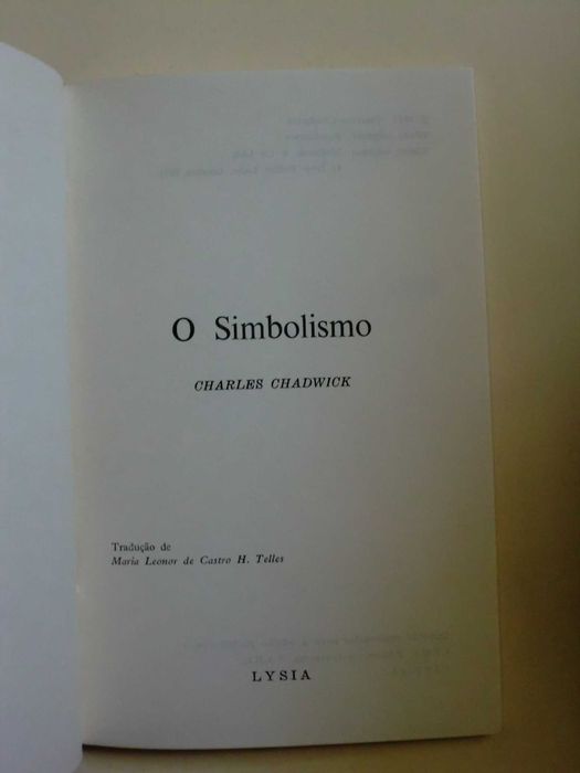 O Simbolismo
de Charles Chadwick