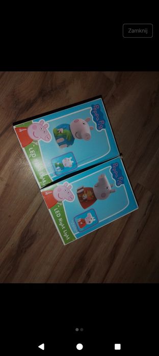 Dwie nowe lampki Świnka Peppa