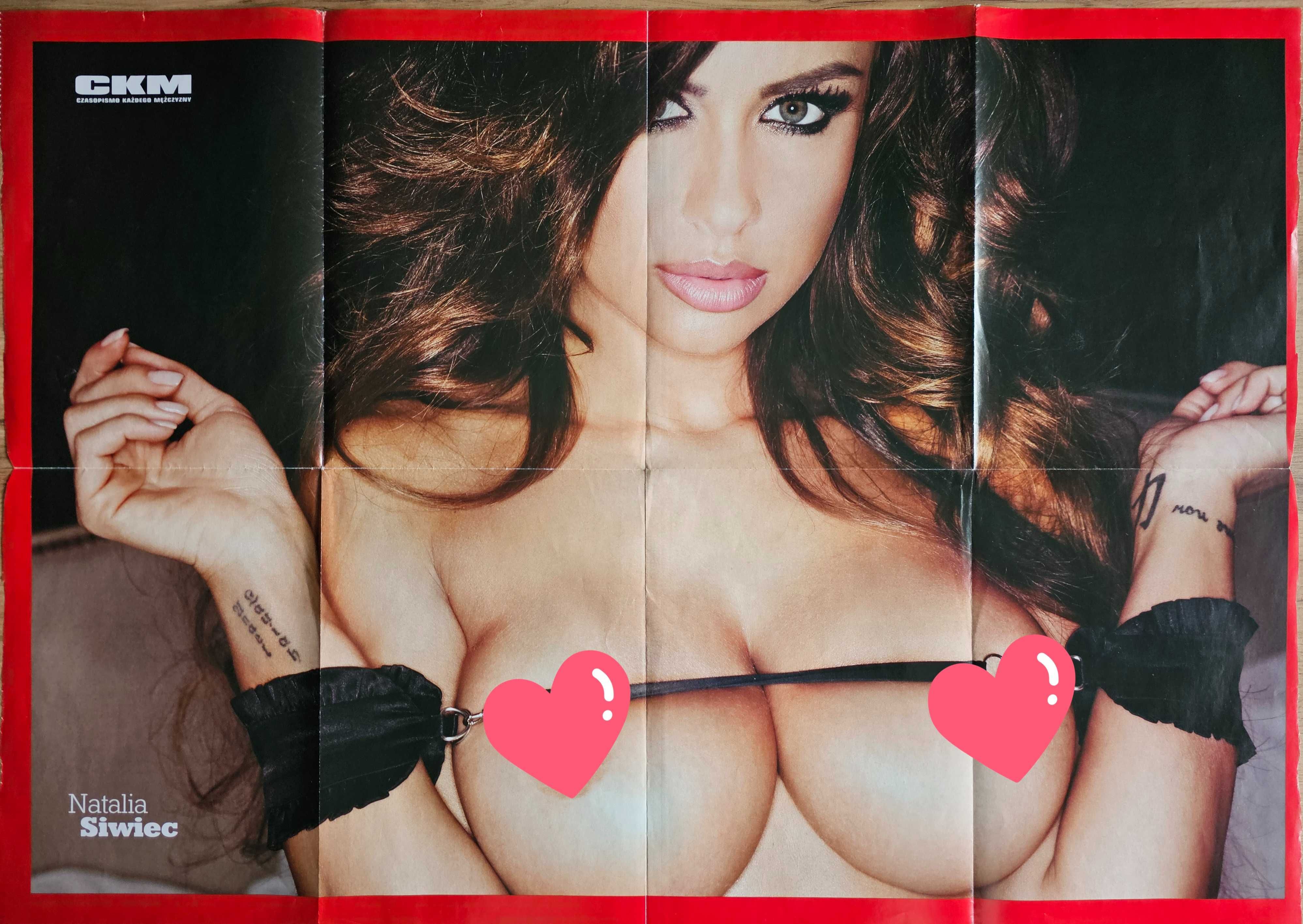 UNIKAT! Plakat XXL NATALIA SIWIEC nago - Format A1 (ok. 80 x 60 cm)