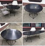 Thonet stół do jadalni, rozkladany. Średnica 110cm