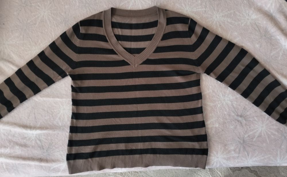 Гранж смугаста кофта grunge gothic core new rock y2k dollskill