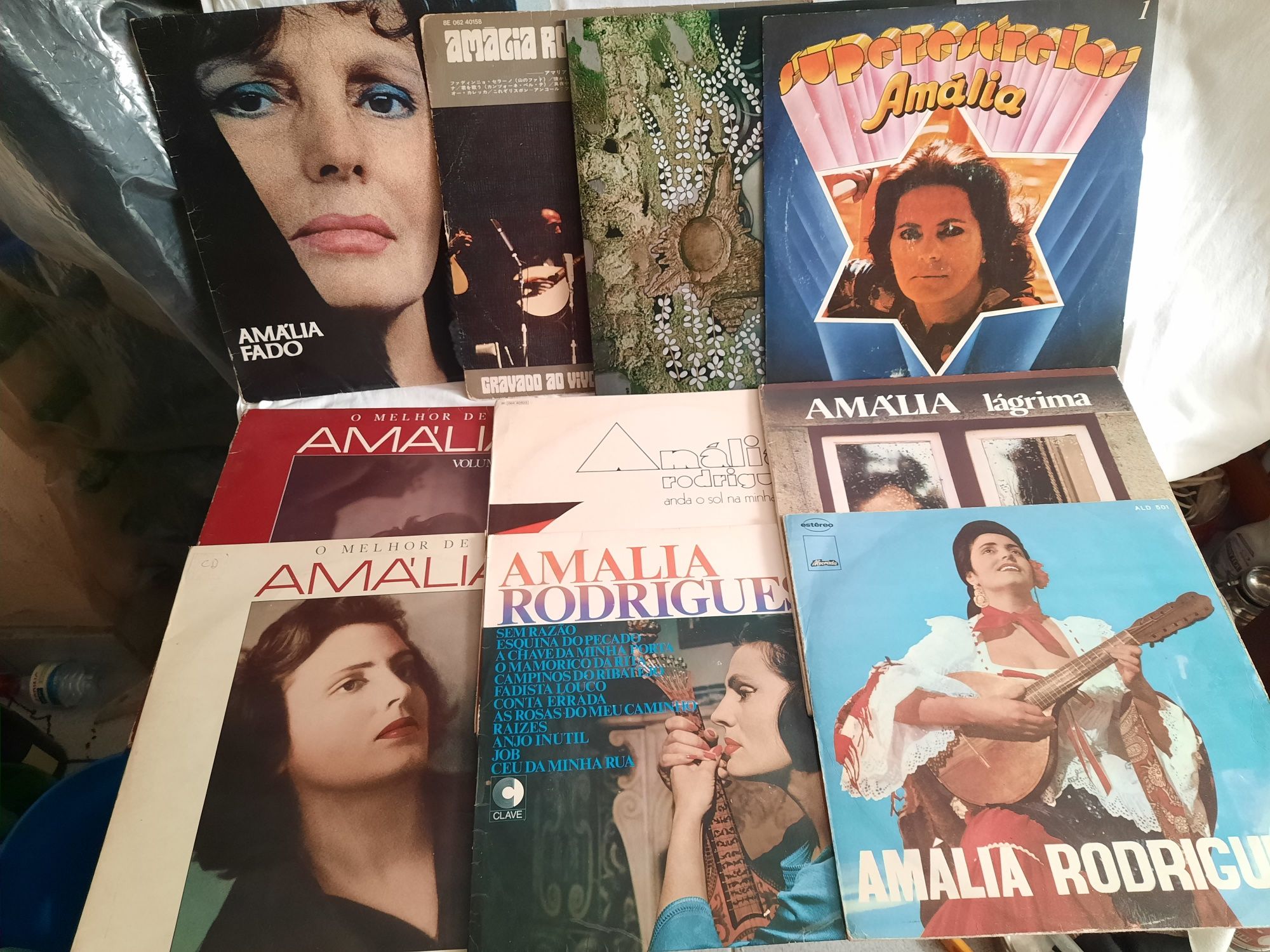 Amália rodrigues 20 discos lote completo em bom estado