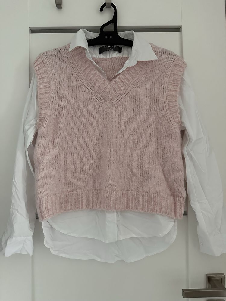 Sweterek z koszula Primark