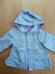 Gabardina bebé, tam 9-12 M