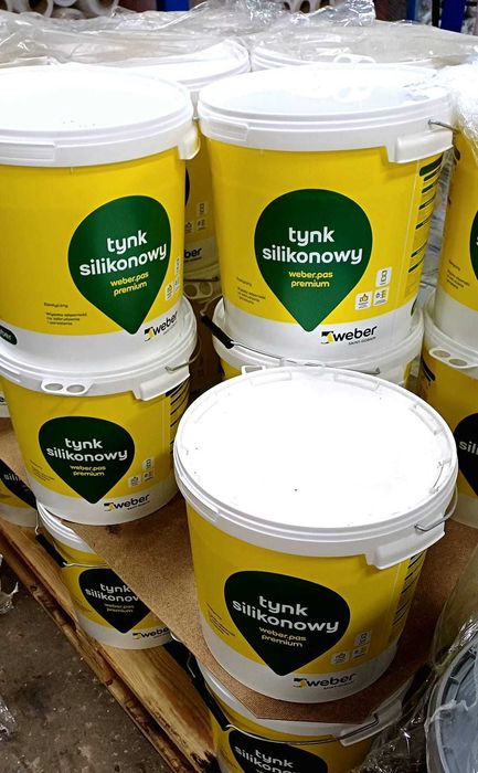 Tynk silikonowy Weber.pas premium
