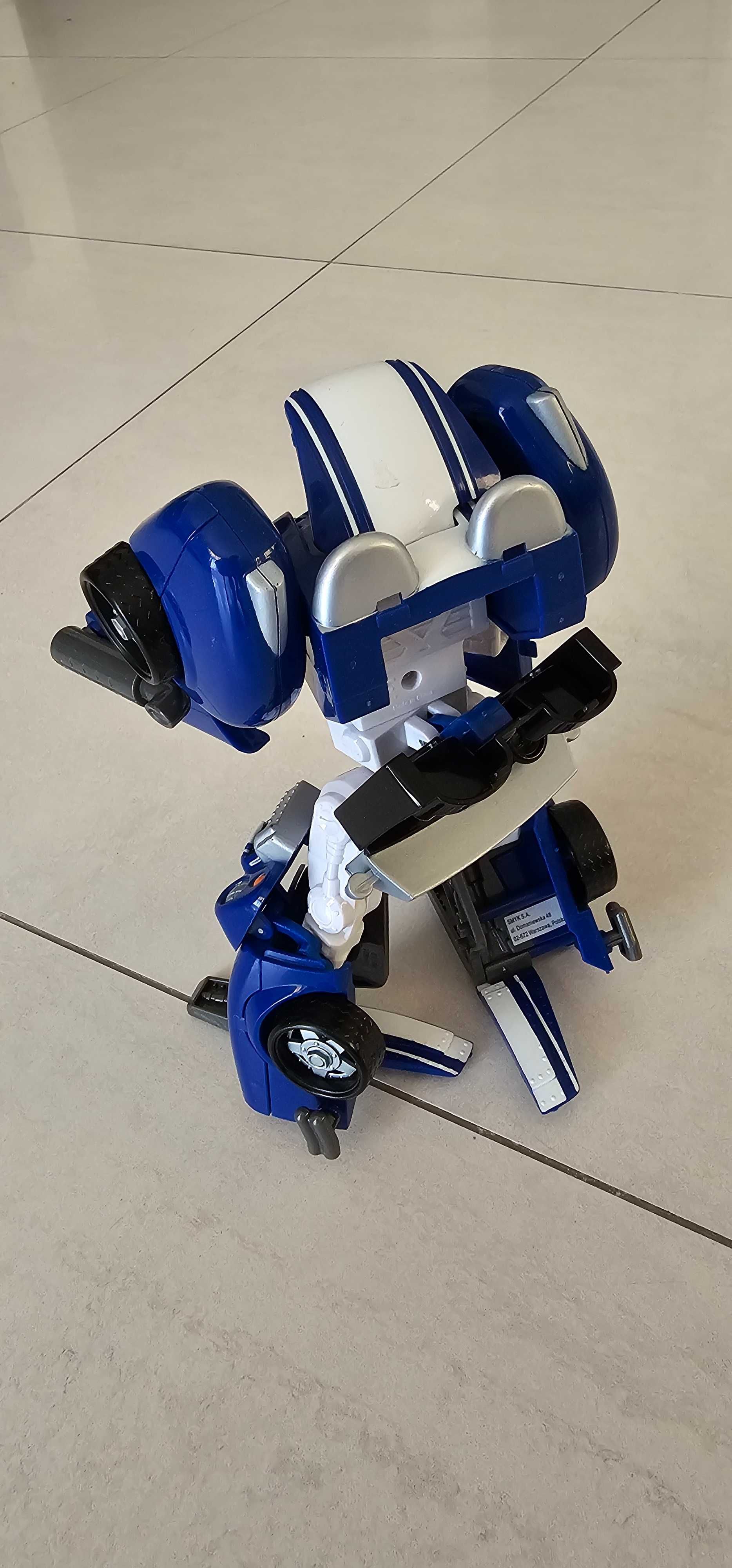 Robot zabawka transformers samochód + mały gratis - bardzo dobry stan
