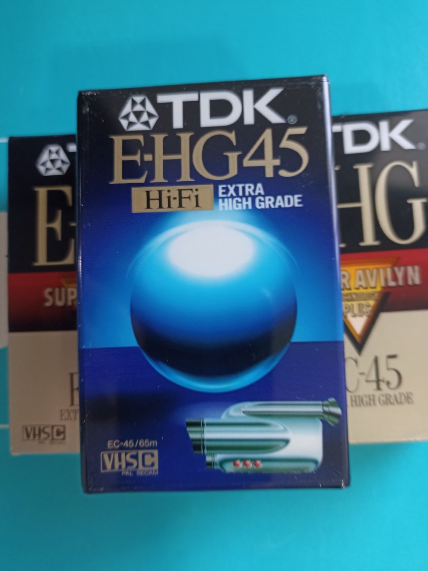 Cassete vídeo TDK JVC VHS-C