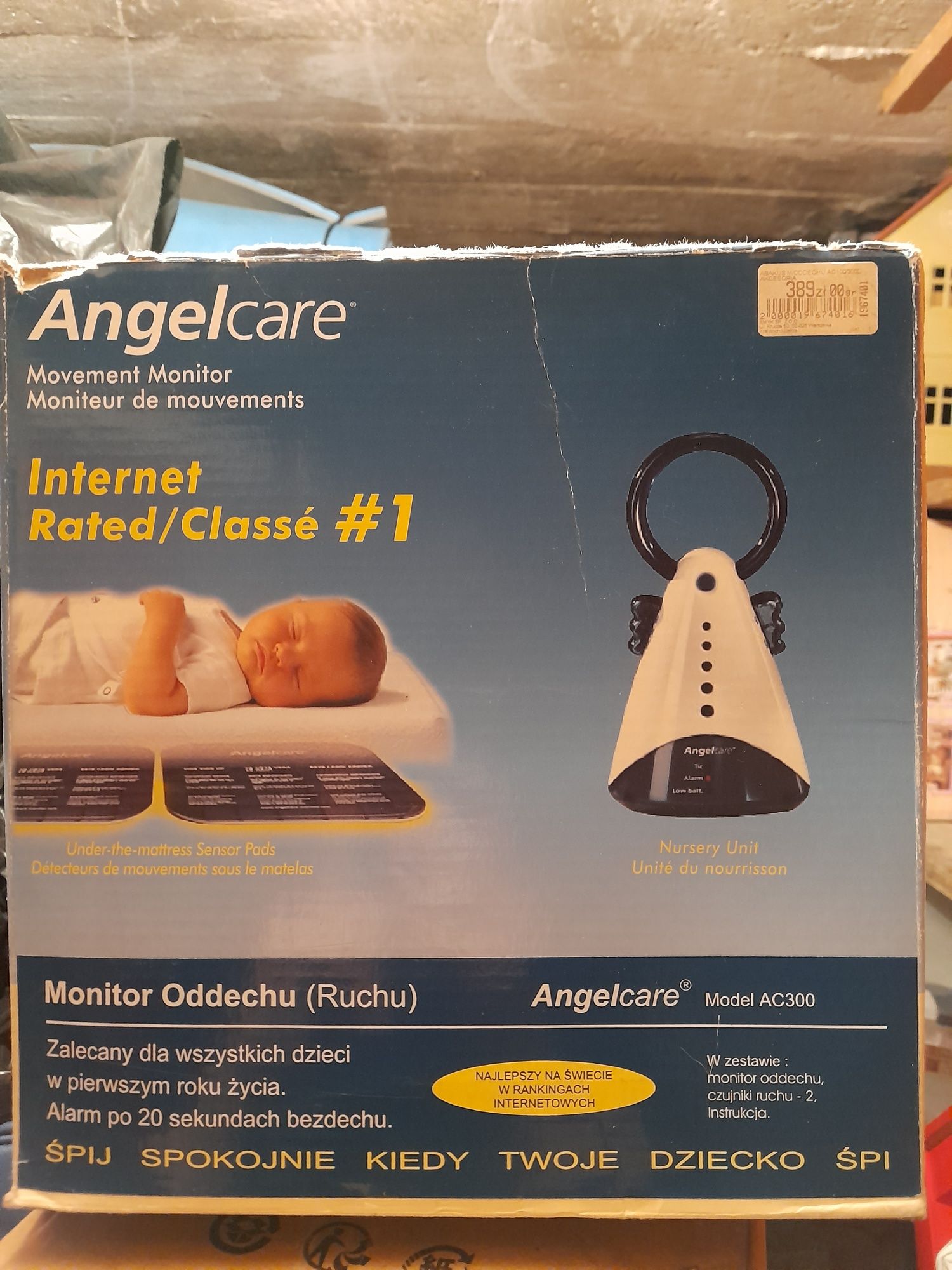 Monitor oddechu dla niemowlaka