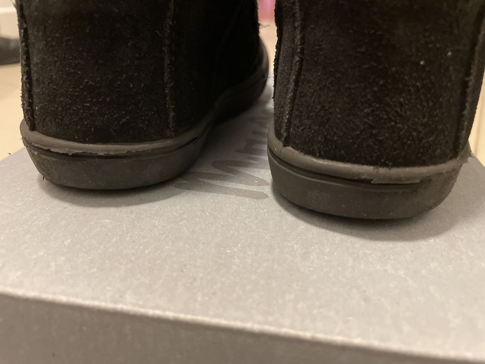 Buty skórzane Mrugała BLACK pyłek rozmiar 25