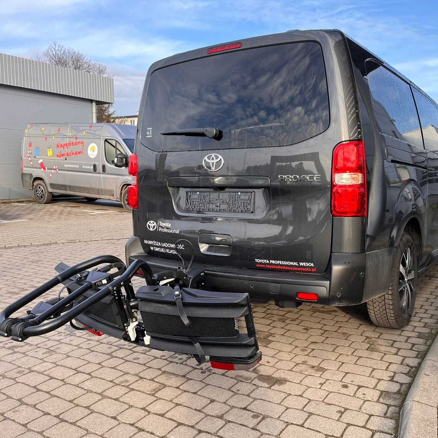 Bagażnik na rowery MTB, Górskie - Opona do 10cm - Toyota Proace Verso