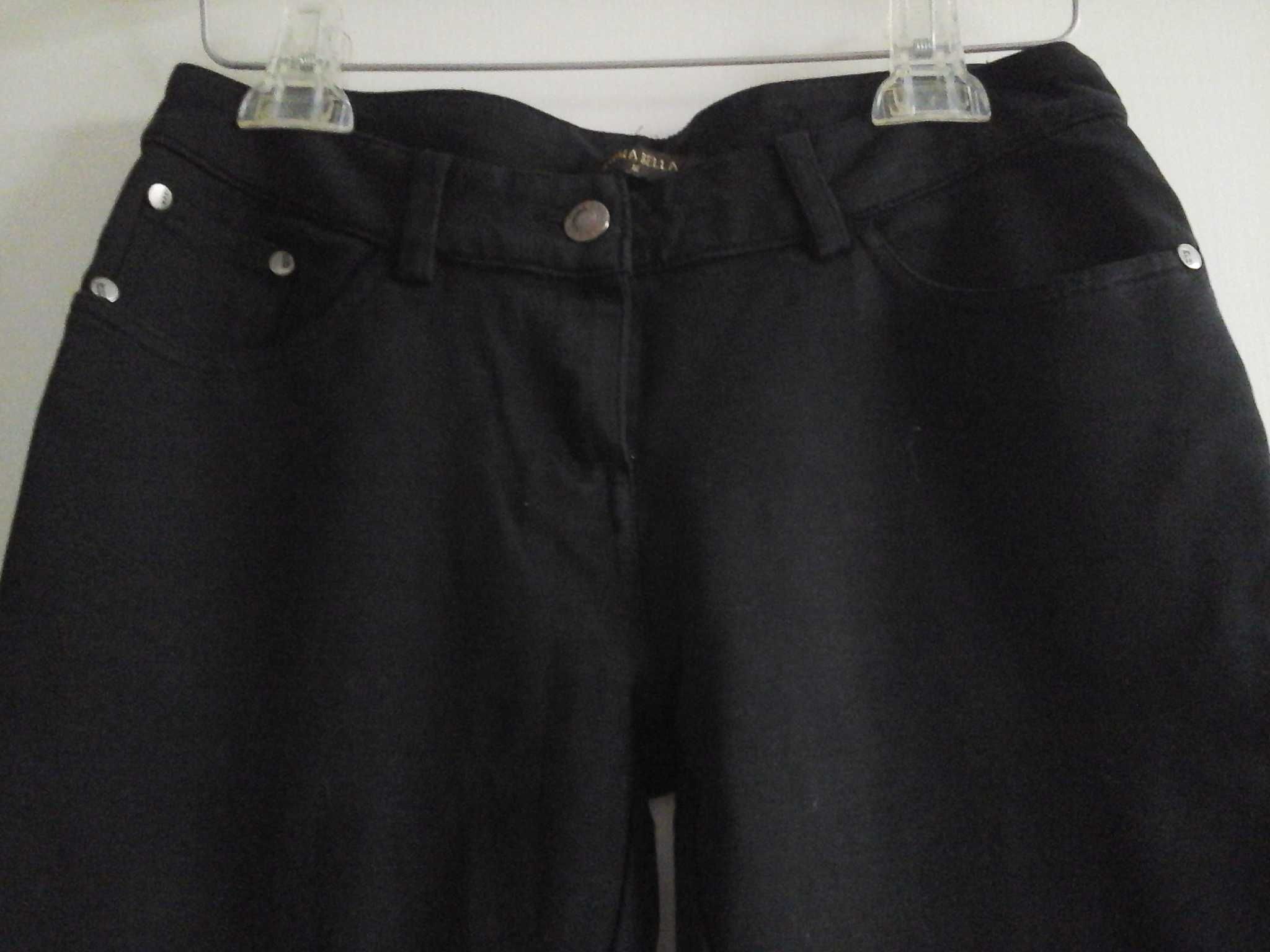 czarne spodnie dżinsowe, jeans