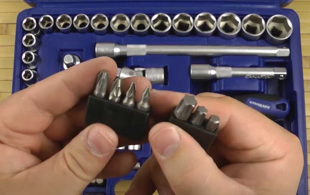 Набір інструменту 1/2", 1/4" 73шт головки, біти з тріскачками