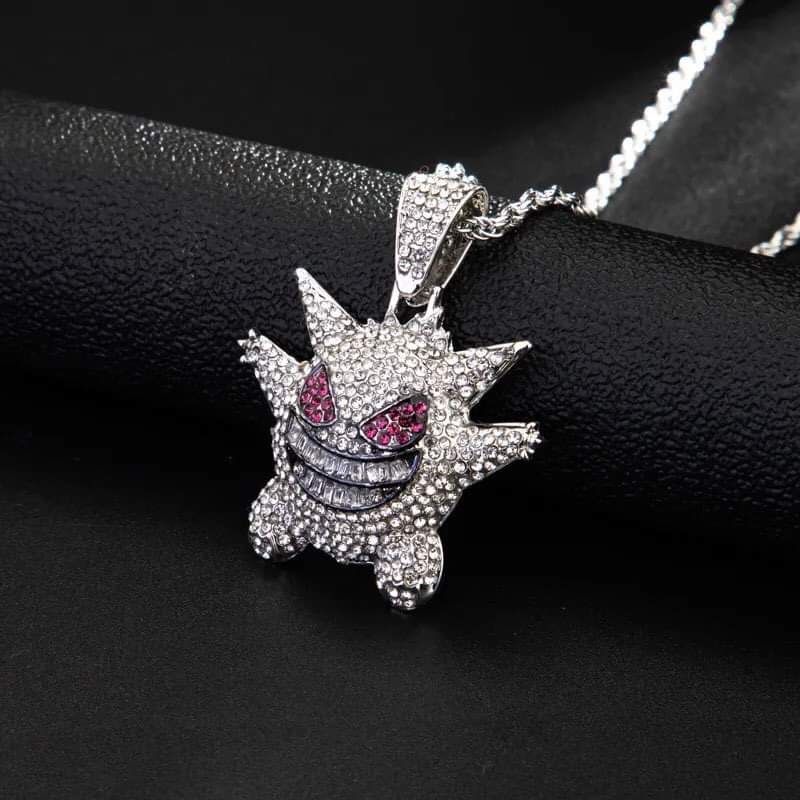 Naszyjnik Gengar Chain Silver Y2K  Stan Nowy