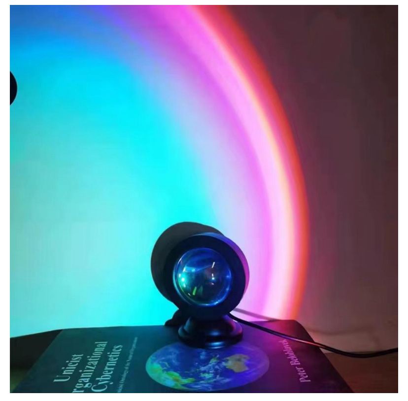 Проекційний міні світильник Sunset Lamp  проектор RGB лампа HA-119