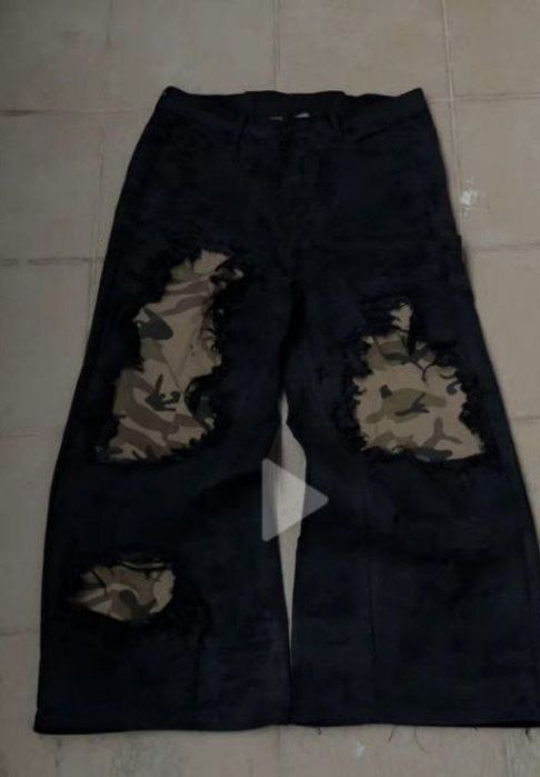 Etienne Cushard кастом штаны перешив опиум мерч opium rick owens erd