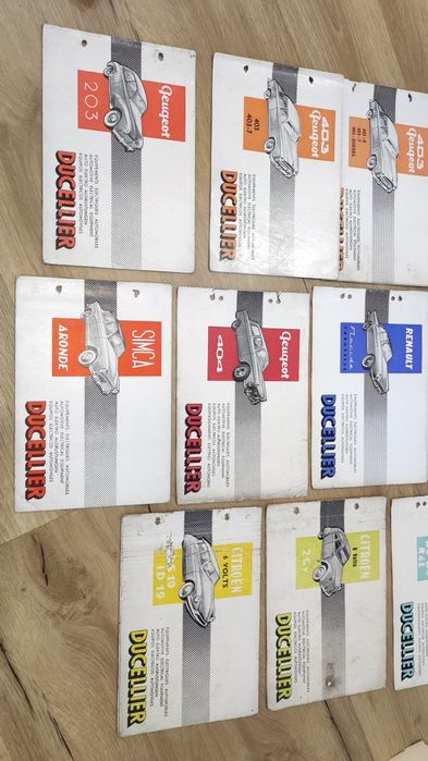 Catálogos Ducellier - Carros Antigos