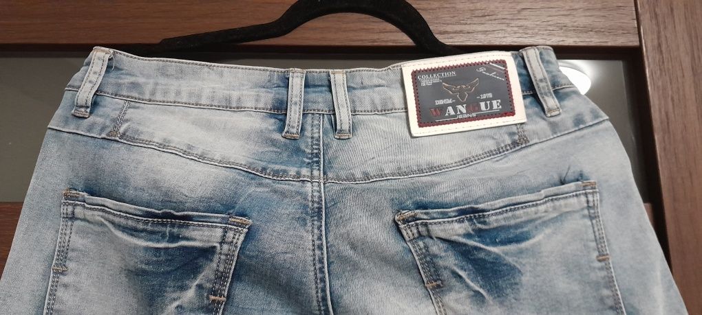 Spodnie męskie jeans Wangue 32