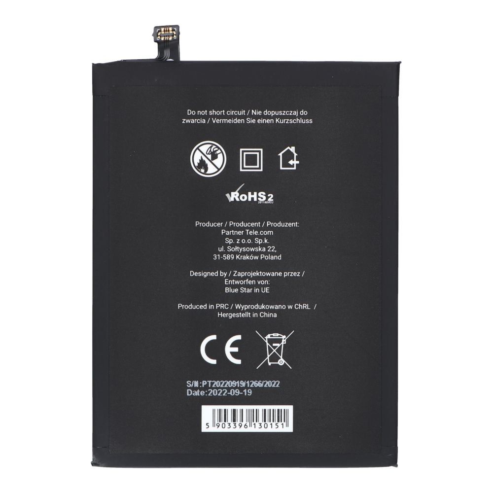 BLUE STAR bateria do XIAOMI REDMI NOTE 8 / NOTE 8T / REDMI 7 /4000 mAh