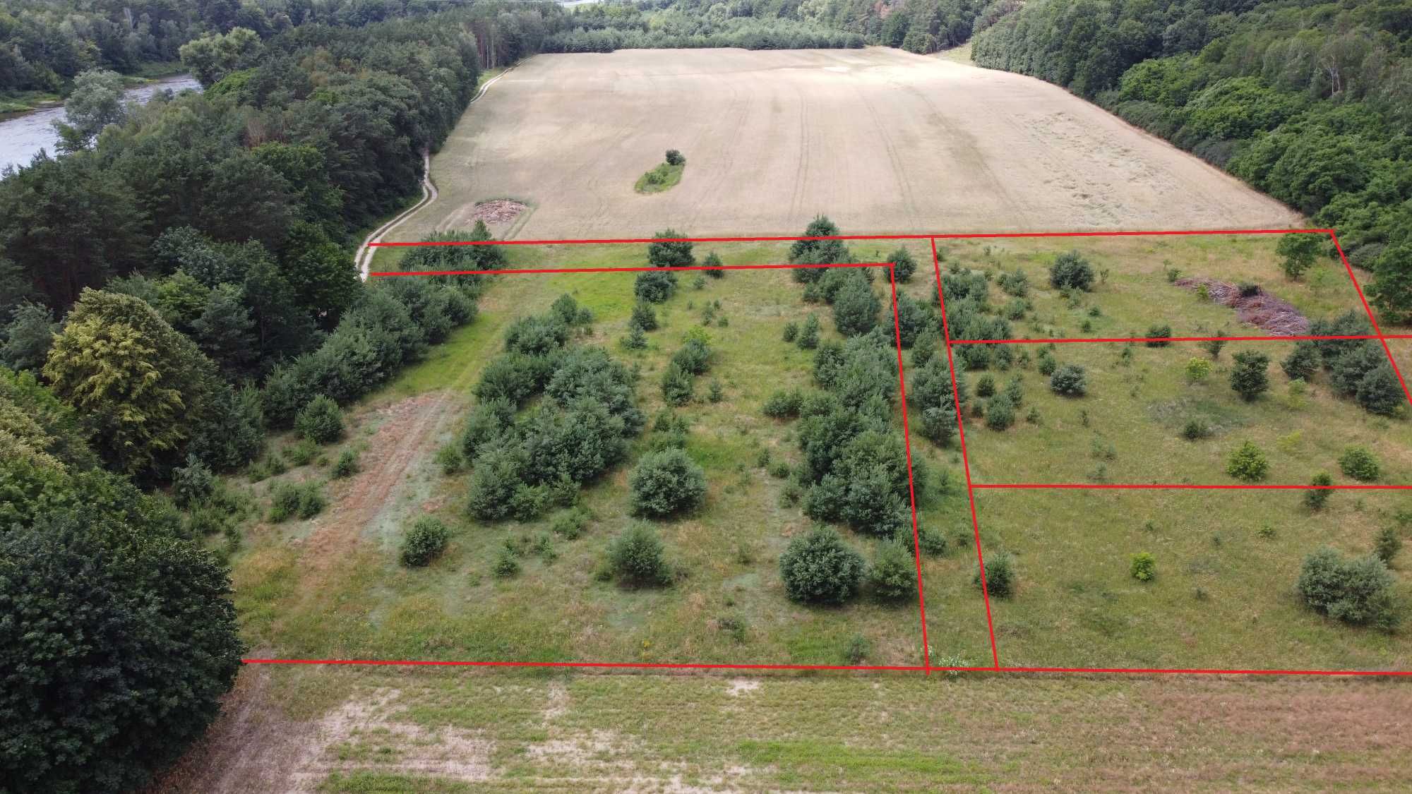 Działka nad rzeką Wartą Oborniki Wlkp. - Bąblin 3000 m2