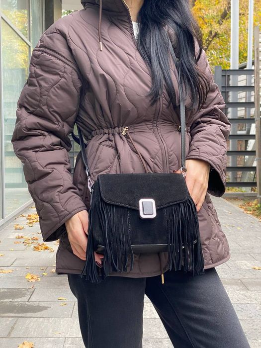 Сумка женская замшевая