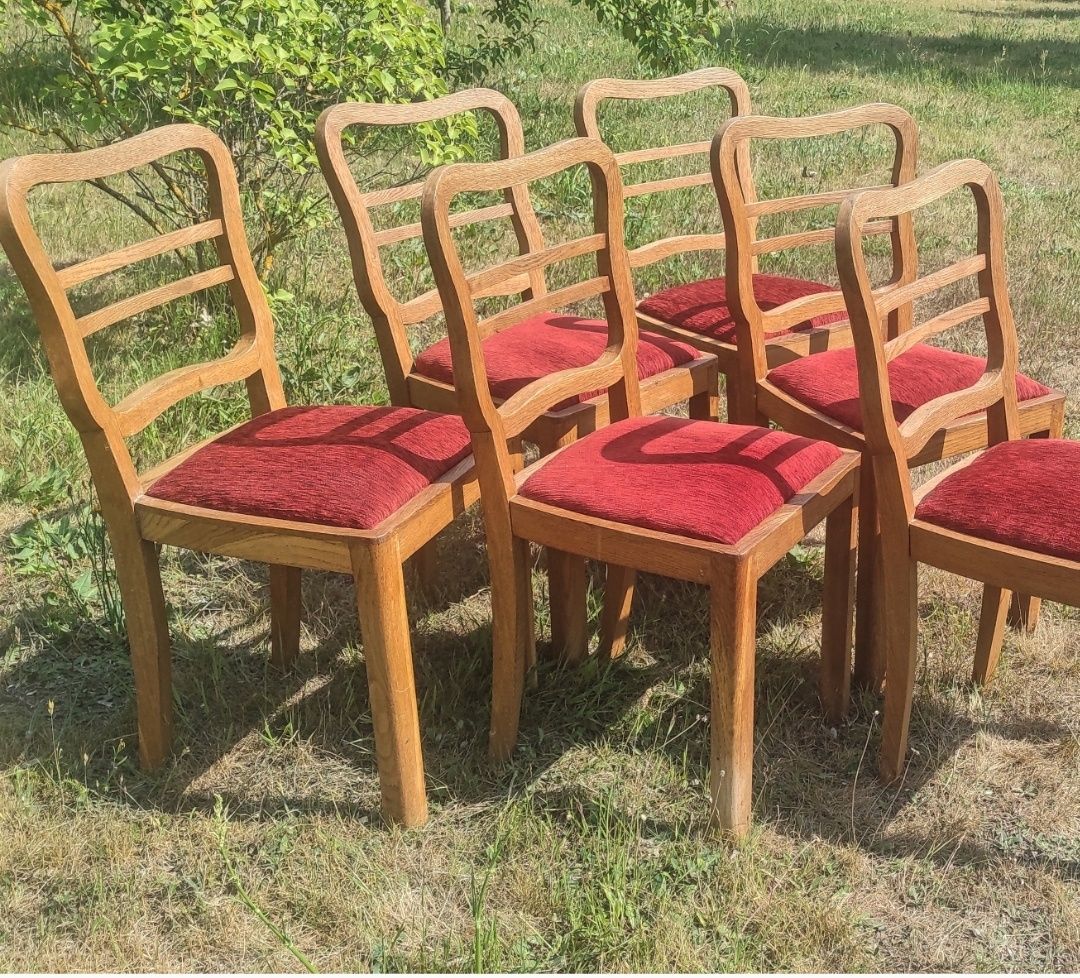 Krzesła Art Deco Komplet Jadalnia