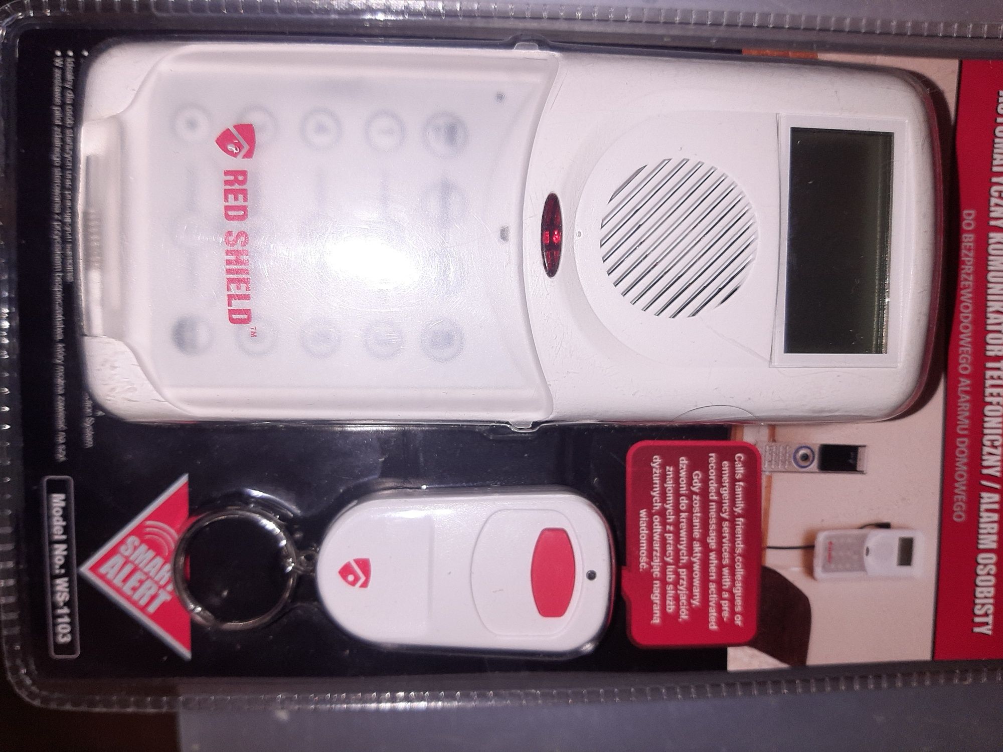 Alarm domowy z powiadomieniem na telefon i pilotem.