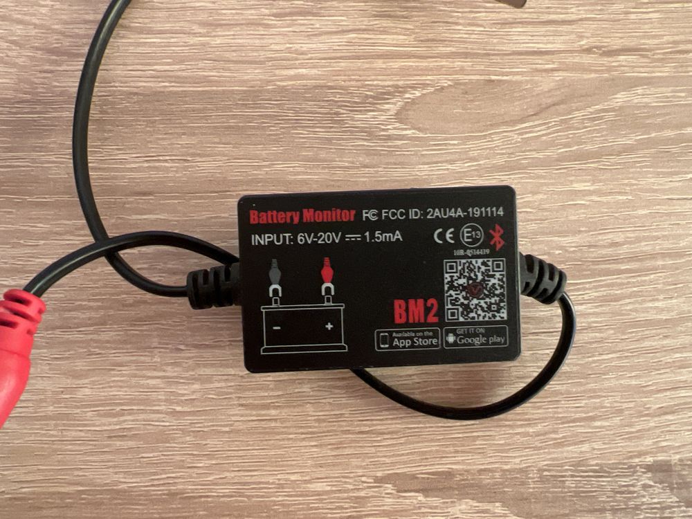 Батарейний монітор 12 вольт volt bluetooth