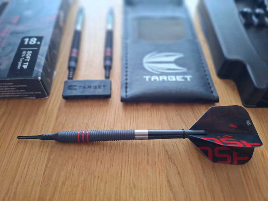 Rzutki lotki dart Nathan Aspinall 80 Black Soft Tip 80% 18g 3szt