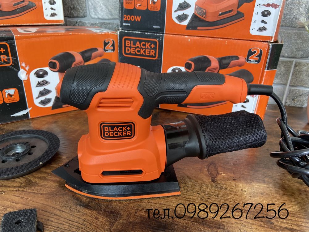 Шліфмашина вібраційна, шлифмашинка,шліфмаинка Black&Decker з АНГЛІЇ