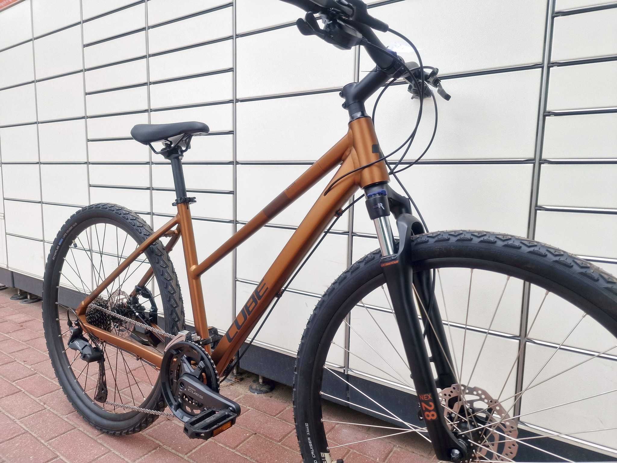 NOWY -20% Rower crossowy Cube Nature PRO / rozm XS / Shimano CUES 2x10