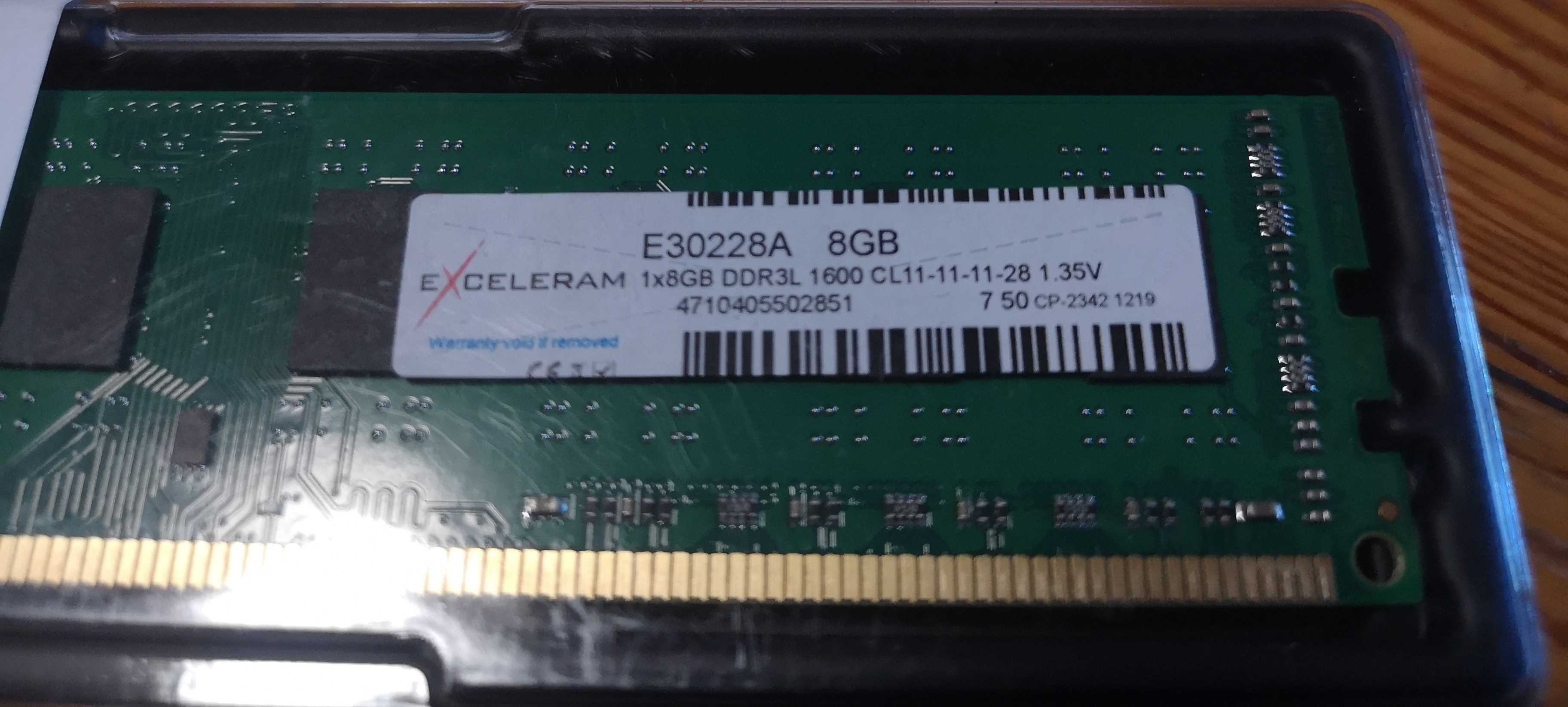 Модуль пам'яті для комп'ютера DDR3L 8GB 1333 MHz eXceleram