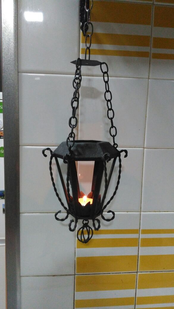 Candeeiro/suporte para vela  antigo