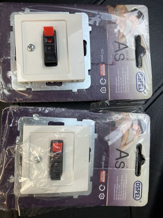 Ospel As Gniazdo Glośnikowe Ecru