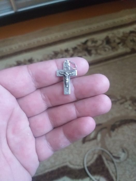Хрестик срібло 925