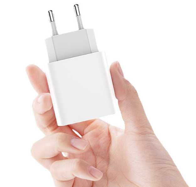 Denmen Ładowarka 2 x USB 12W Biała