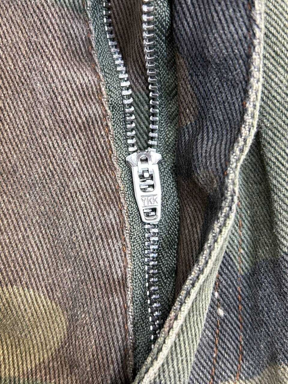 Шорти камо зелені карго хакі джинсові камуфляж distressed шорты хаки M