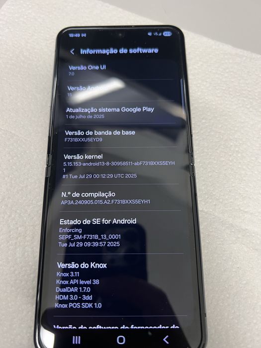 Vendo samsung zfilip 5 novo