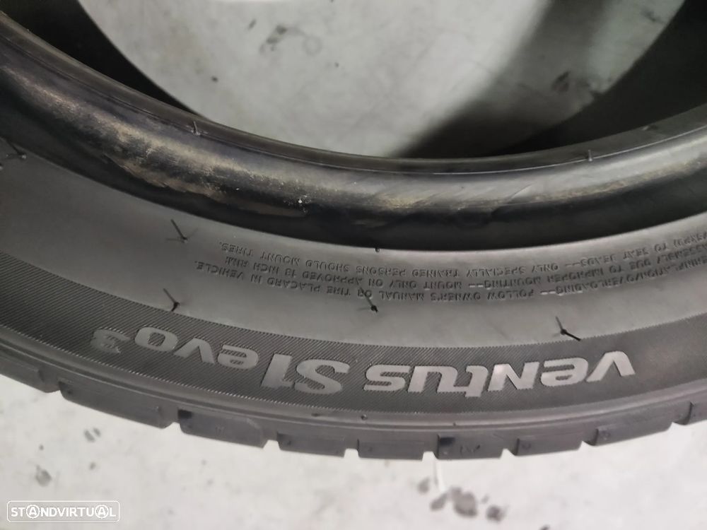 2 pneus semi novos 245-45r18 hankook - oferta dos portes