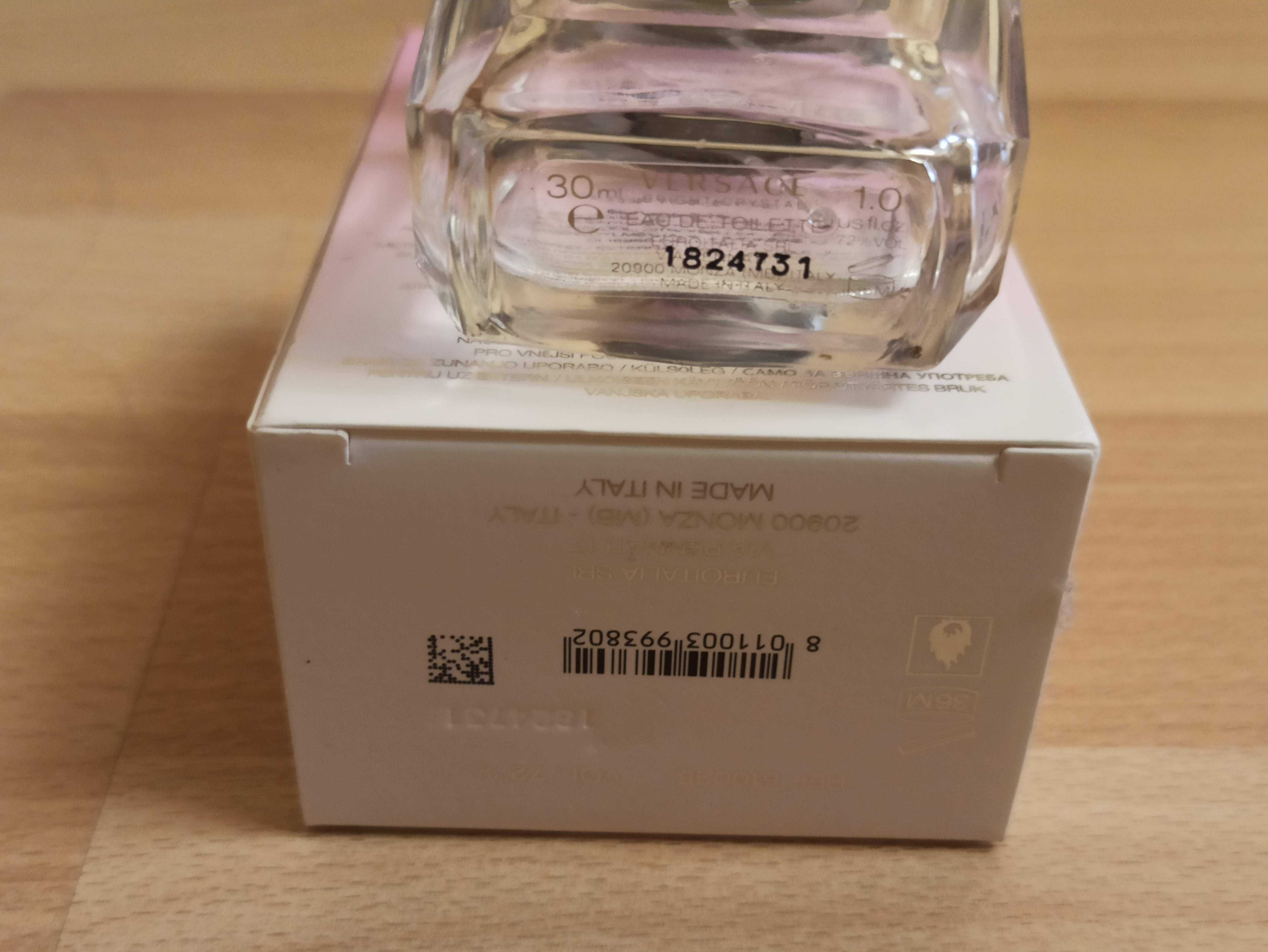 Пустой флакон VERSACE Bright Crystal 30 ml с коробкой слюдой Оригинал