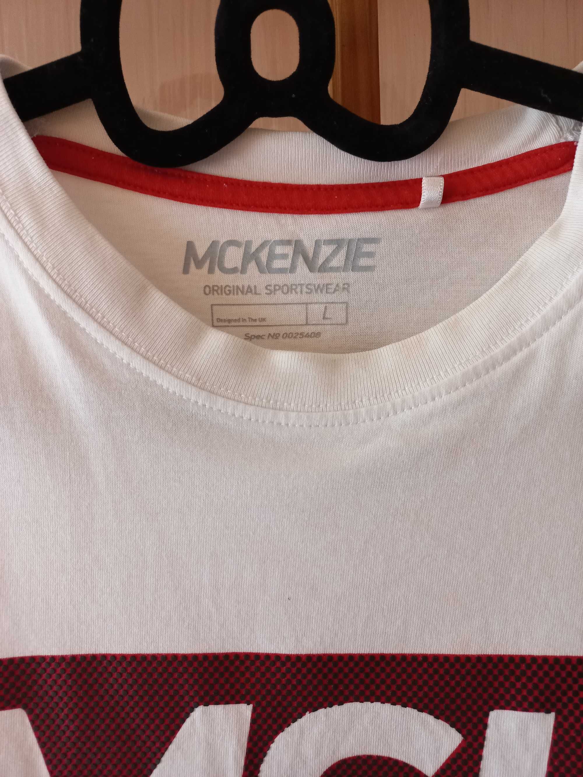 McKenzie T-shirt koszulka sportowa  męska rozmiar L - biała