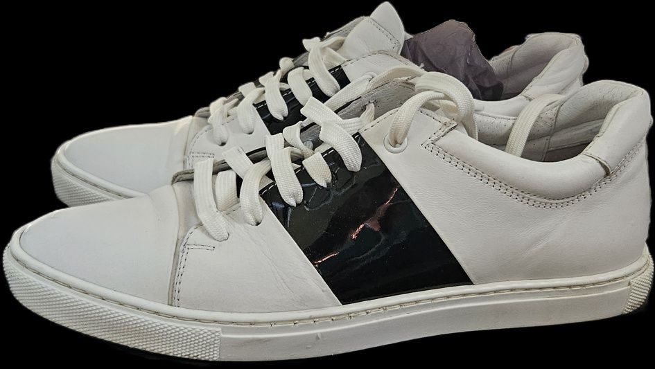 Buty sneakersy giacomo conti/ Domeno białe r.40