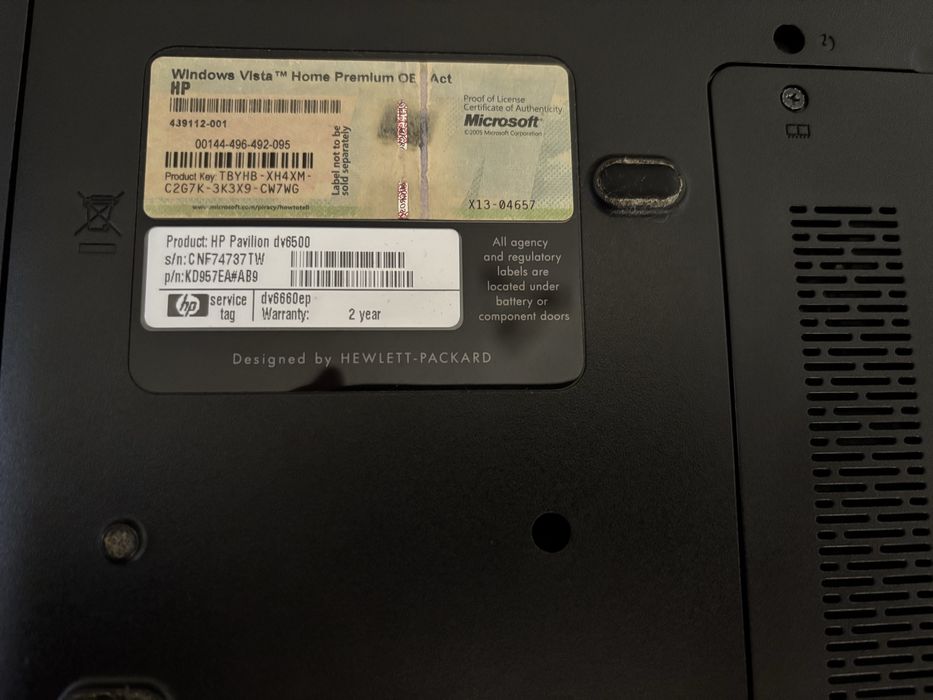 Portatil HP Pavillion para peças