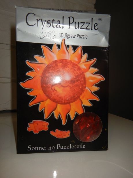 nowe Crystal Puzzle 3D w kształcie Słońca