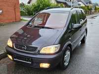 Opel Zafira 1.8 Benzyna 2001r z klimatyzacją 7 osobwy