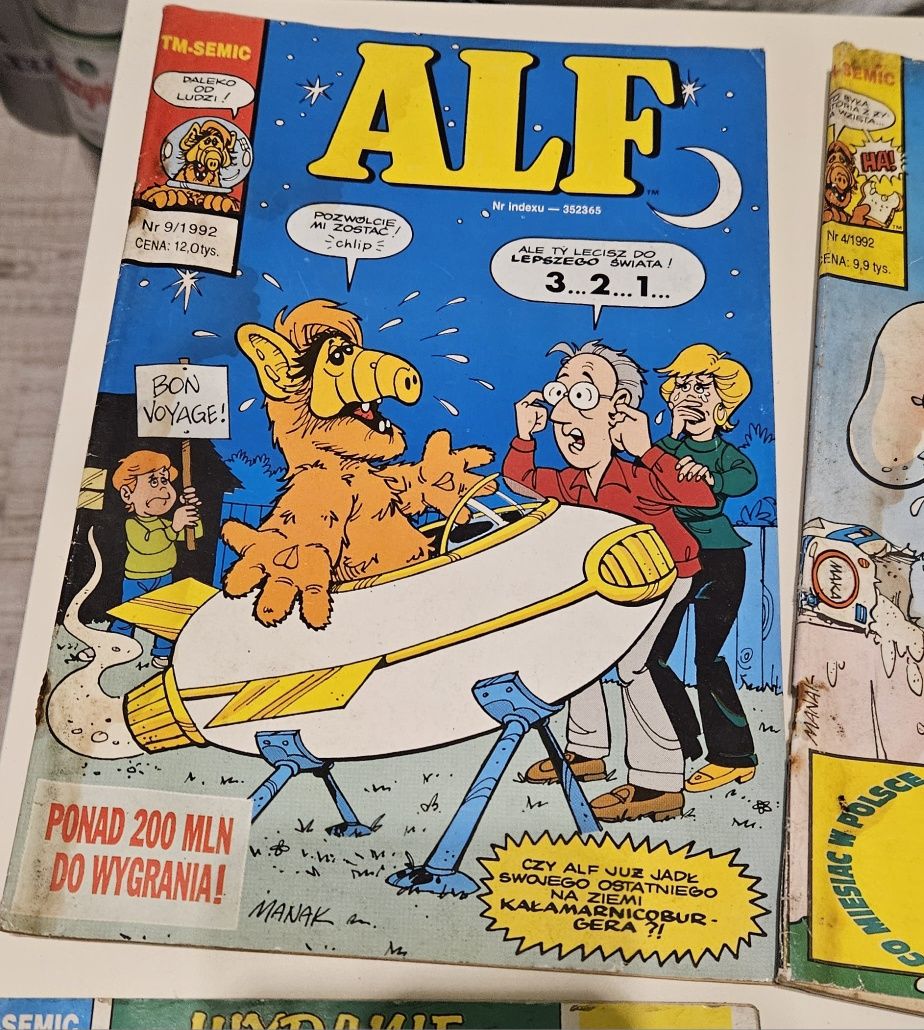 Komiksy Alf/Batman/Superman 1992